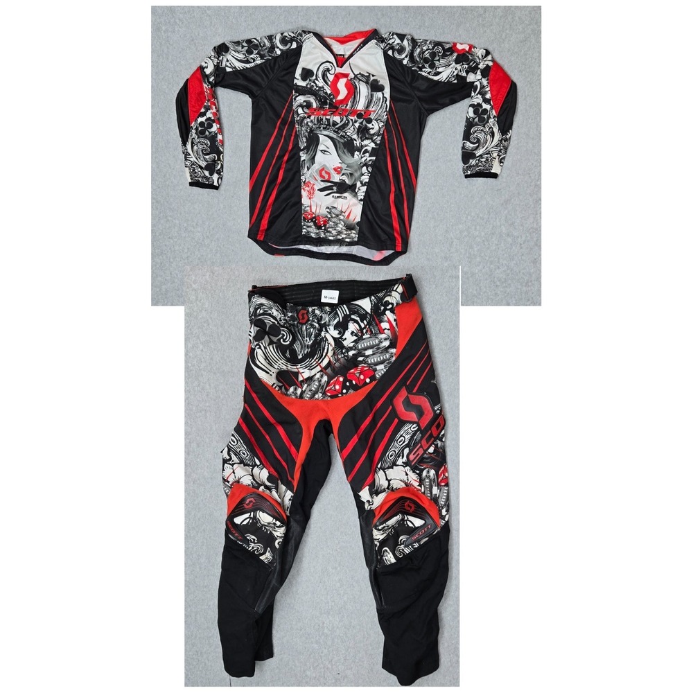 Scott Men Motocross Pants 28 Graphic Jersey & Pants USA 250 Gambler Racing Bike